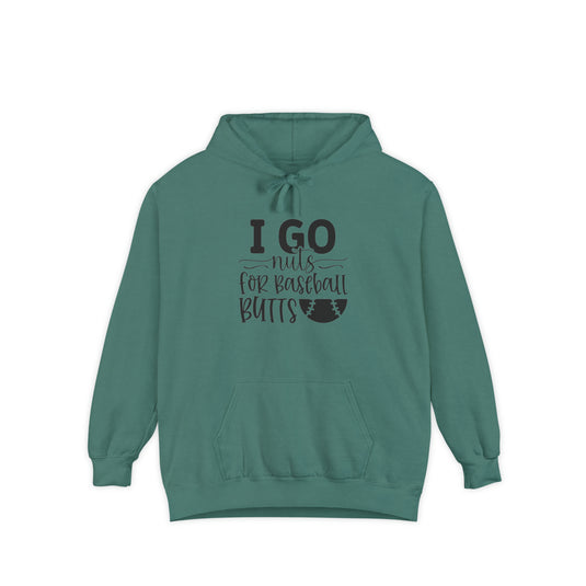 I Go Nuts Baseball Adult Unisex Premium Hooded Sweatshirt