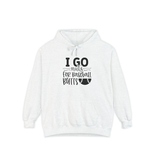 I Go Nuts Baseball Adult Unisex Premium Hooded Sweatshirt