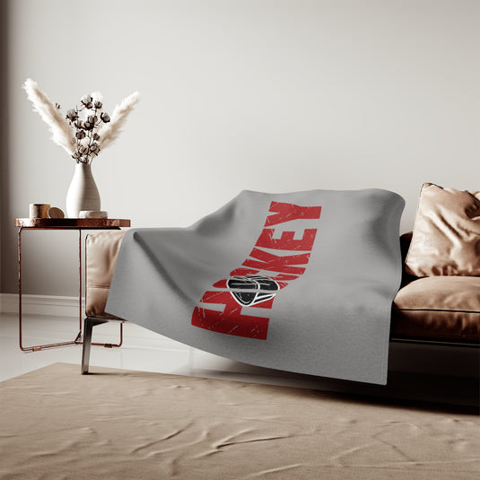 Hockey Sweatshirt Blanket