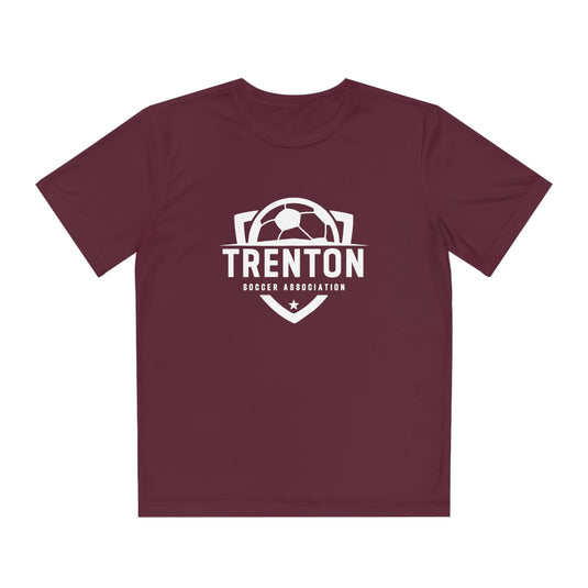 Trenton Soccer Association Unisex Youth Short Sleeve Competitor Moisture Wicking T-Shirt