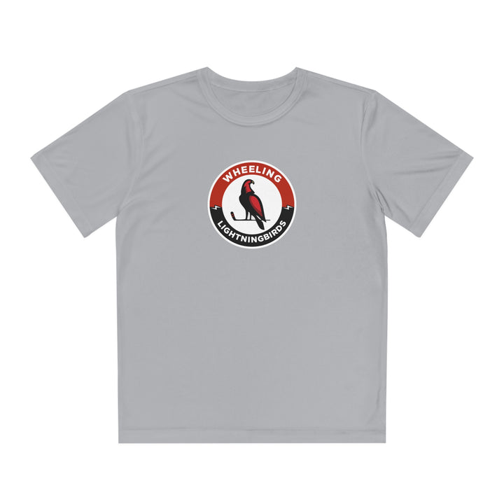 Wheeling Lightningbirds Unisex Youth Short Sleeve Competitor Moisture Wicking T-Shirt
