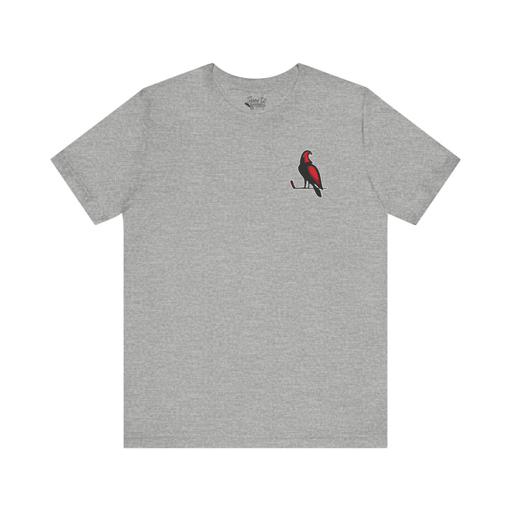 Wheeling Lightningbirds Unisex Adult Mid-Level T-Shirt - Bird Logo Only