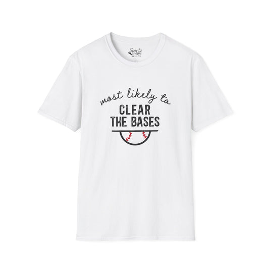 Most Likely To Baseball Adult Unisex Basic T-Shirt