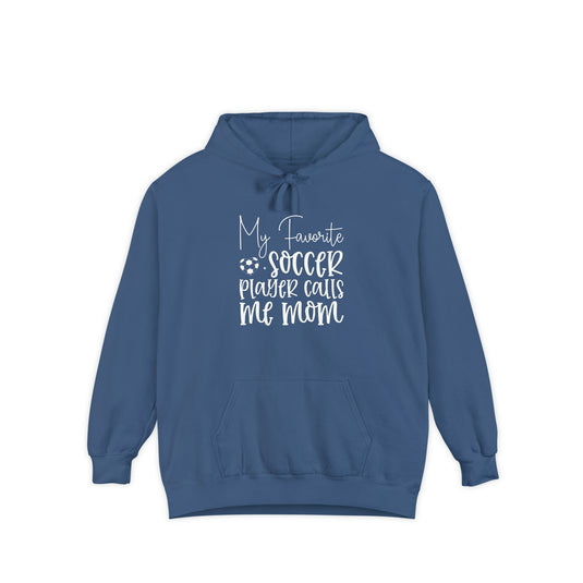 My Favorite Soccer Player Adult Unisex Premium Hooded Sweatshirt