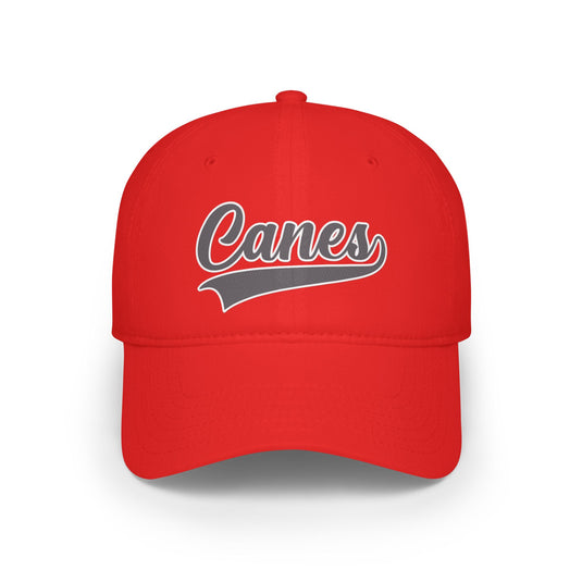 Palm Harbor Lady Canes Low Profile Baseball Cap