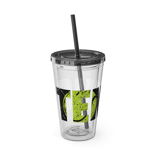 Tennis 16 oz Sunsplash Tumbler with Straw