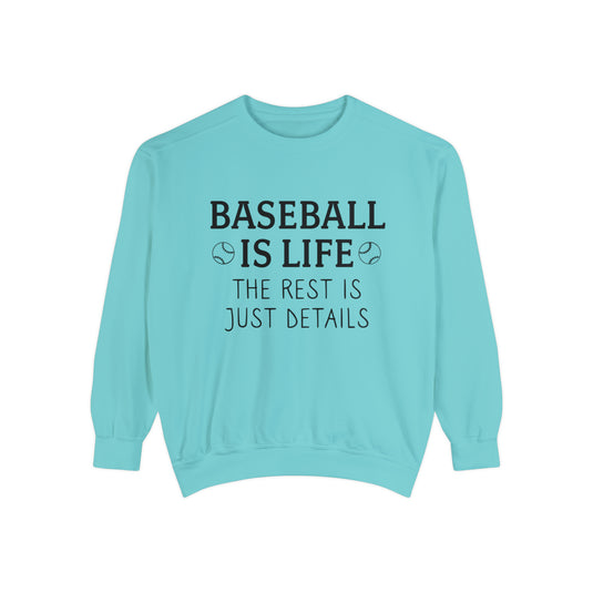 Baseball is Life Adult Unisex Premium Crewneck Sweatshirt