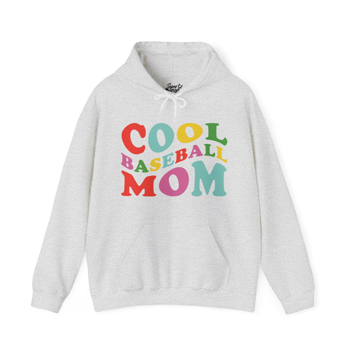 Cool Baseball Mom Adult Unisex Hooded Sweatshirt