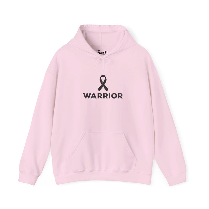 Cancer Ribbon Warrior Adult Unisex Hooded Sweatshirt