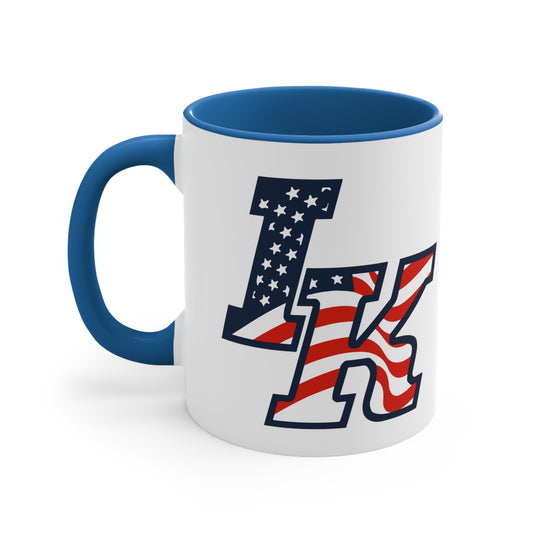 Iron Knights 11 oz Accent Mug - Flag Design