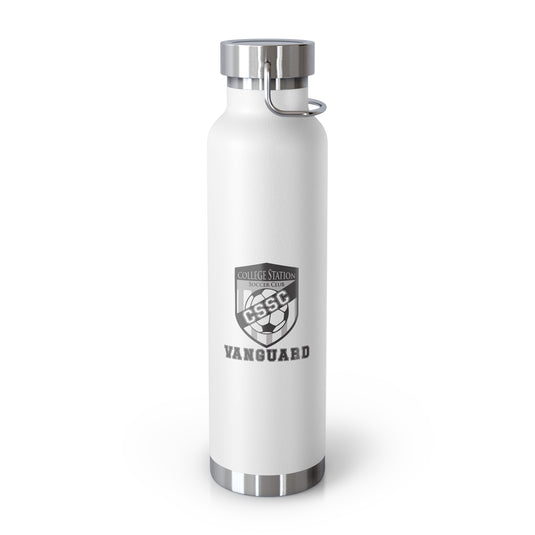 College Station Soccer Club Vanguard Copper Vacuum Insulated Bottle 22oz