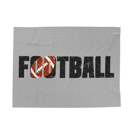 Football Plush Blanket