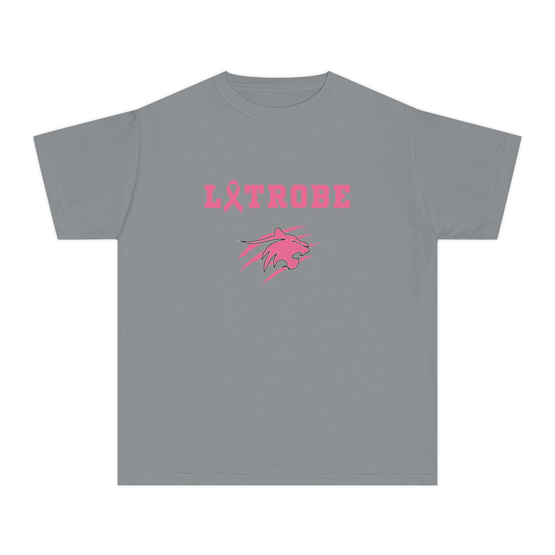 Latrobe Boys Soccer Unisex Youth Premium T-Shirt - Cancer Design