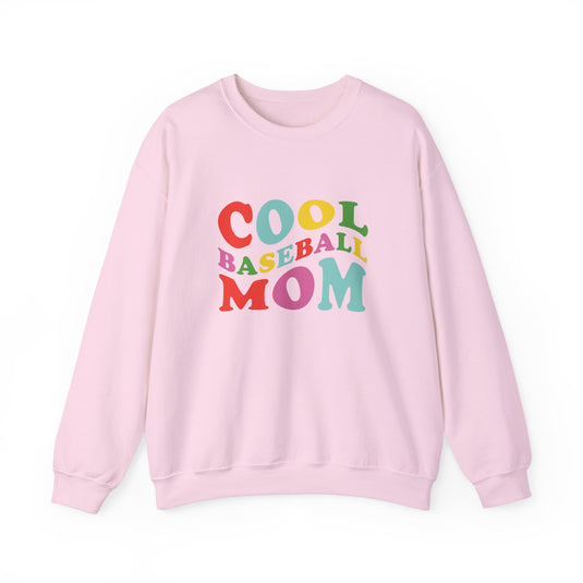 Cool Baseball Mom Adult Unisex Basic Crewneck Sweatshirt