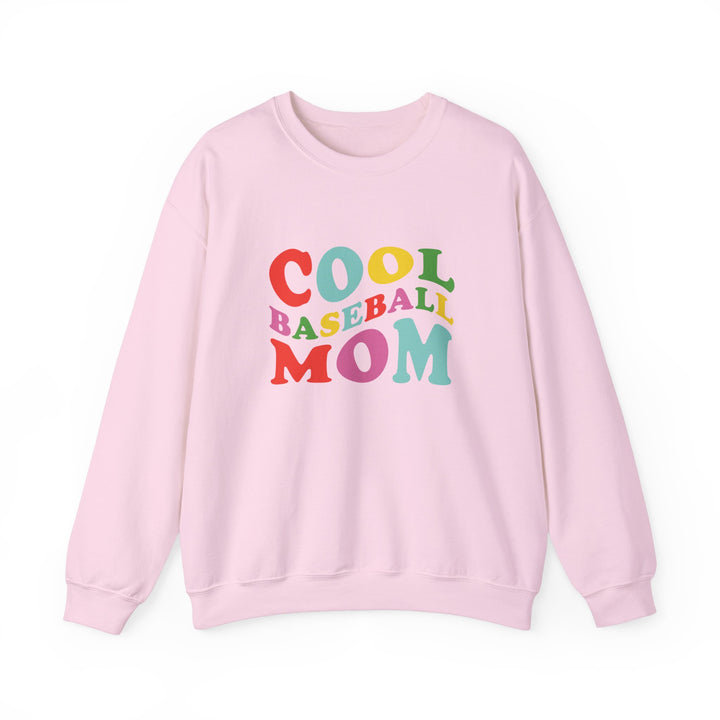 Cool Baseball Mom Adult Unisex Crewneck Sweatshirt