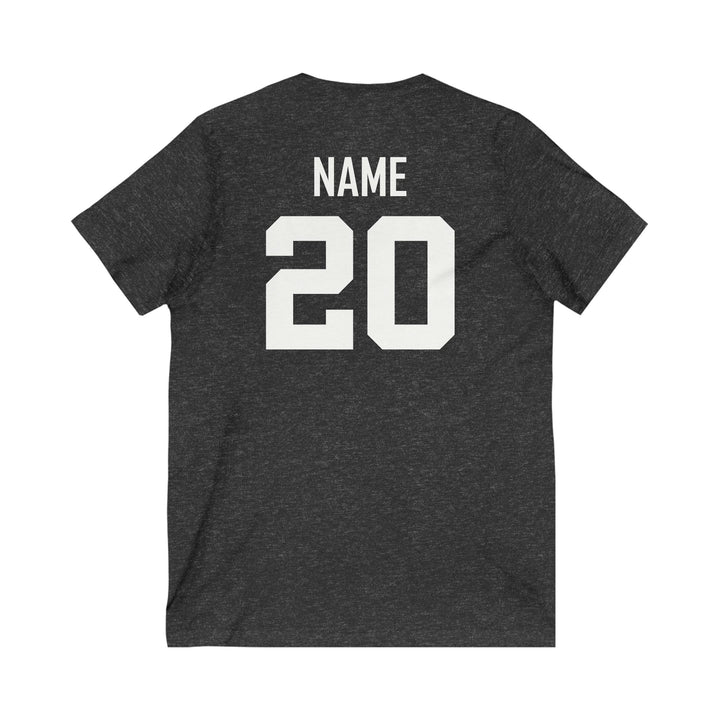 Wheeling Lightningbirds Unisex Adult Women's V-Neck T-Shirt - Bird Logo Only