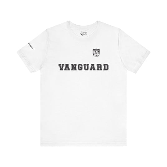 College Station Soccer Club Vanguard Unisex Adult T-Shirt w/ Logo on Left Chest