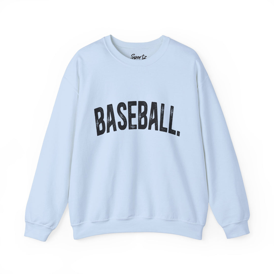 Rustic Design Baseball Adult Unisex Crewneck Sweatshirt