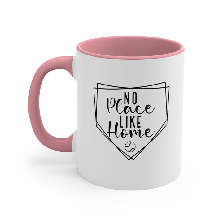 No Place Like Home Baseball 11oz Accent Mug V2