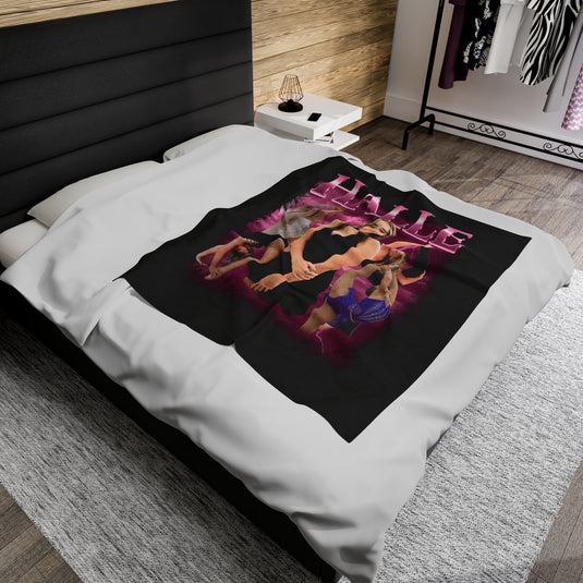 Picture Fusion Design Velveteen Blanket