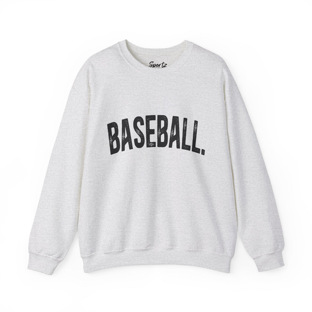 Rustic Design Baseball Adult Unisex Crewneck Sweatshirt