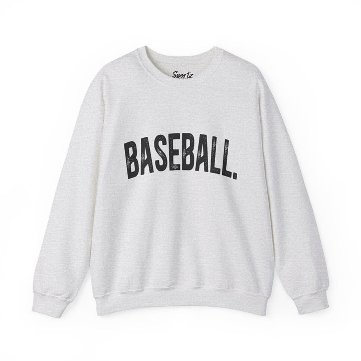 Rustic Design Baseball Adult Unisex Crewneck Sweatshirt