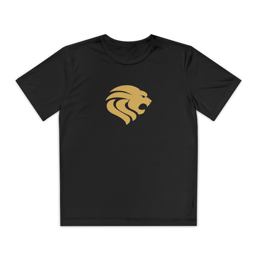 FEBA Lions Baseball Unisex Youth Short Sleeve Competitor Moisture Wicking T-Shirt