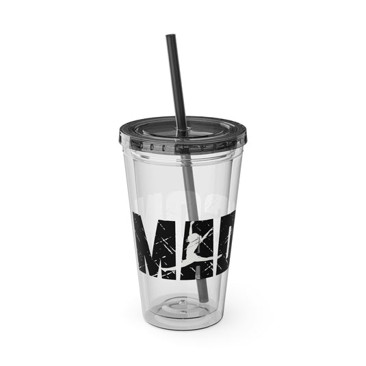 Dance 16 oz Sunsplash Tumbler with Straw w/Custom Name