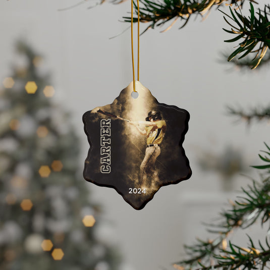 Custom Picture Ceramic Ornament - Smoke Effect