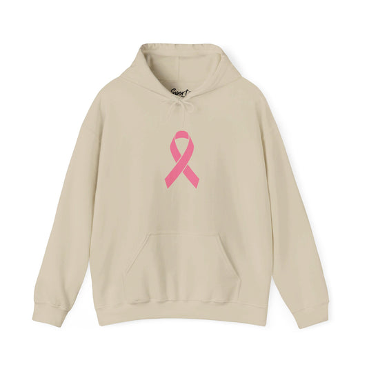 Cancer Ribbon Adult Unisex Basic Hooded Sweatshirt