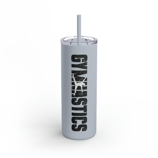 Gymnastics 20oz Skinny Matte Tumbler