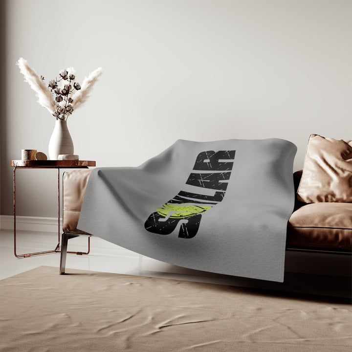 Tennis Sweatshirt Blanket w/Custom Name