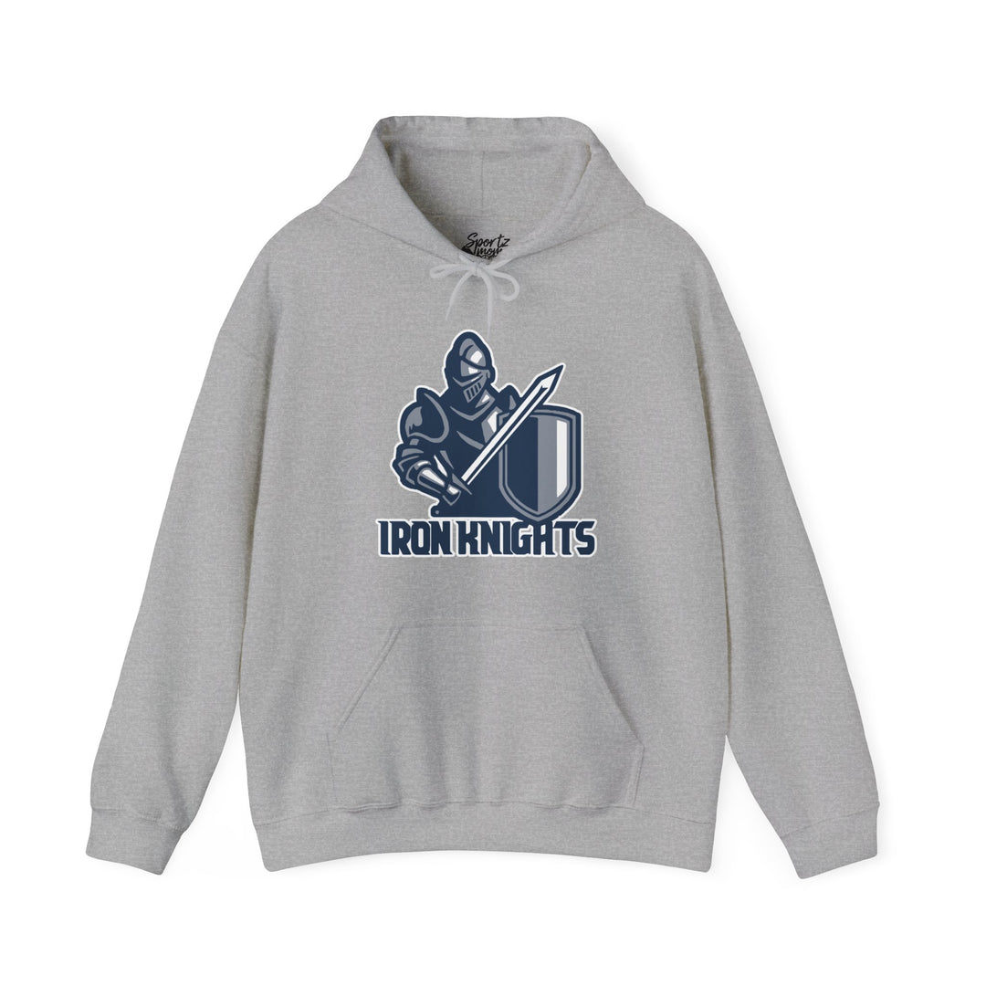 Iron Knights Adult Unisex Hooded Sweatshirt w/Knight Design