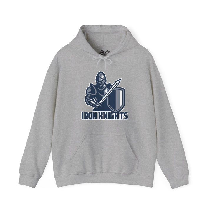 Iron Knights Adult Unisex Hooded Sweatshirt w/Knight Design