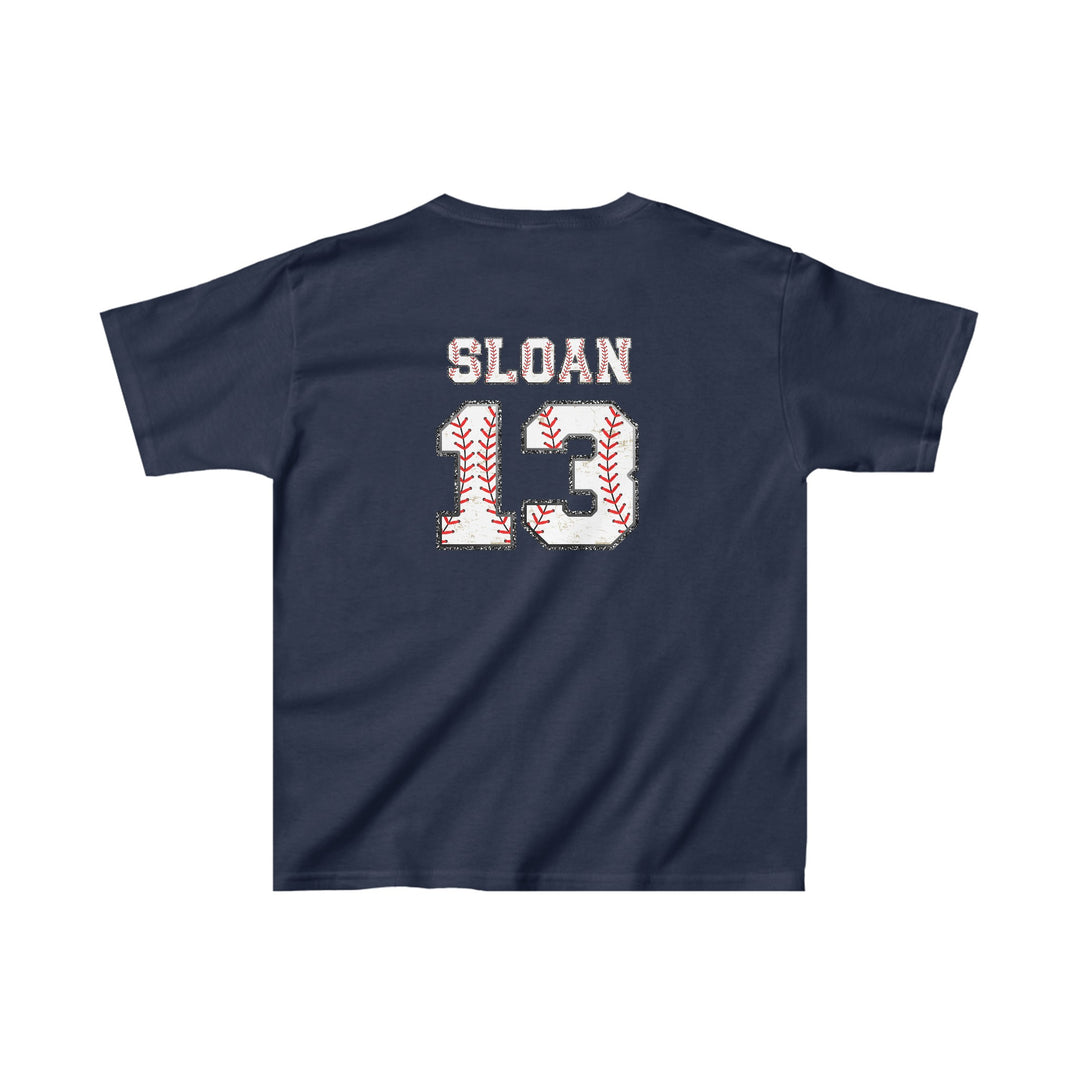 Iron Knights Youth Unisex T-Shirt w/Flag Design & Name and Number on Back