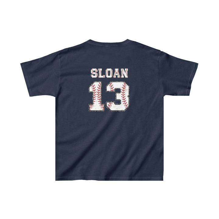 Iron Knights Youth Unisex T-Shirt w/Flag Design & Name and Number on Back