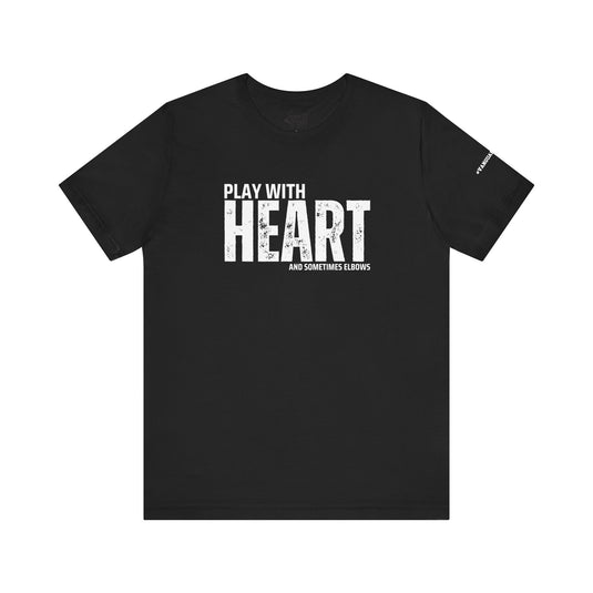 College Station Soccer Club Vanguard Unisex Adult T-Shirt - Play With Heart