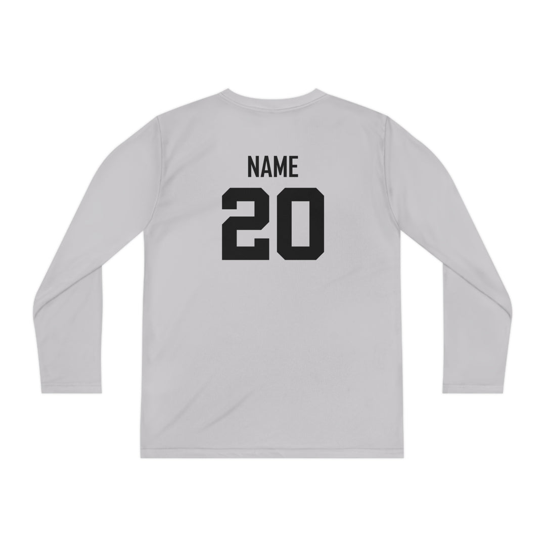 SC Hurricanes Unisex Youth Long Sleeve Competitor Moisture Wicking Shirt