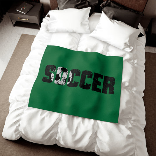 Soccer Sweatshirt Blanket