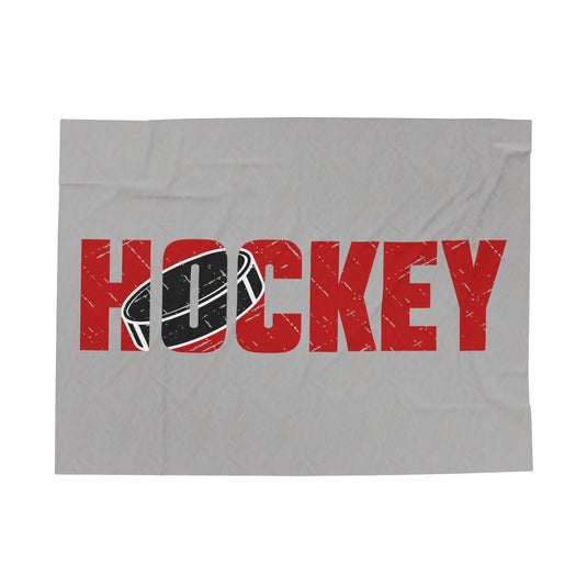 Hockey Plush Blanket