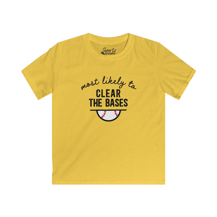 Most Likely To Baseball Youth Unisex T-Shirt