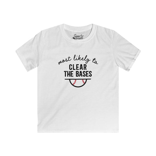 Most Likely To Baseball Youth Unisex Basic T-Shirt