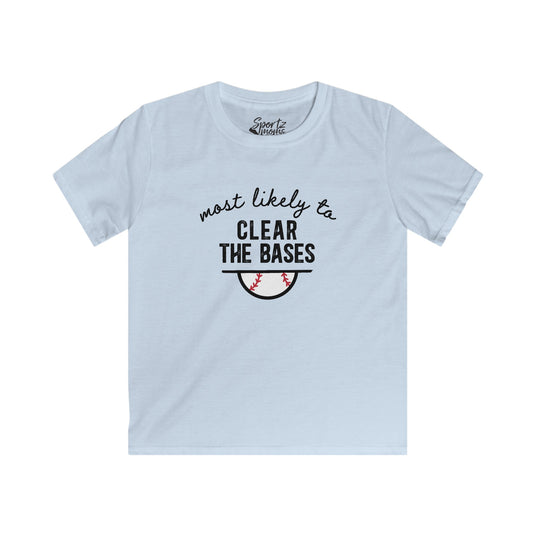 Most Likely To Baseball Youth Unisex Basic T-Shirt