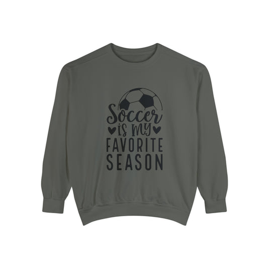 Soccer is My Favorite Season Adult Unisex Premium Crewneck Sweatshirt