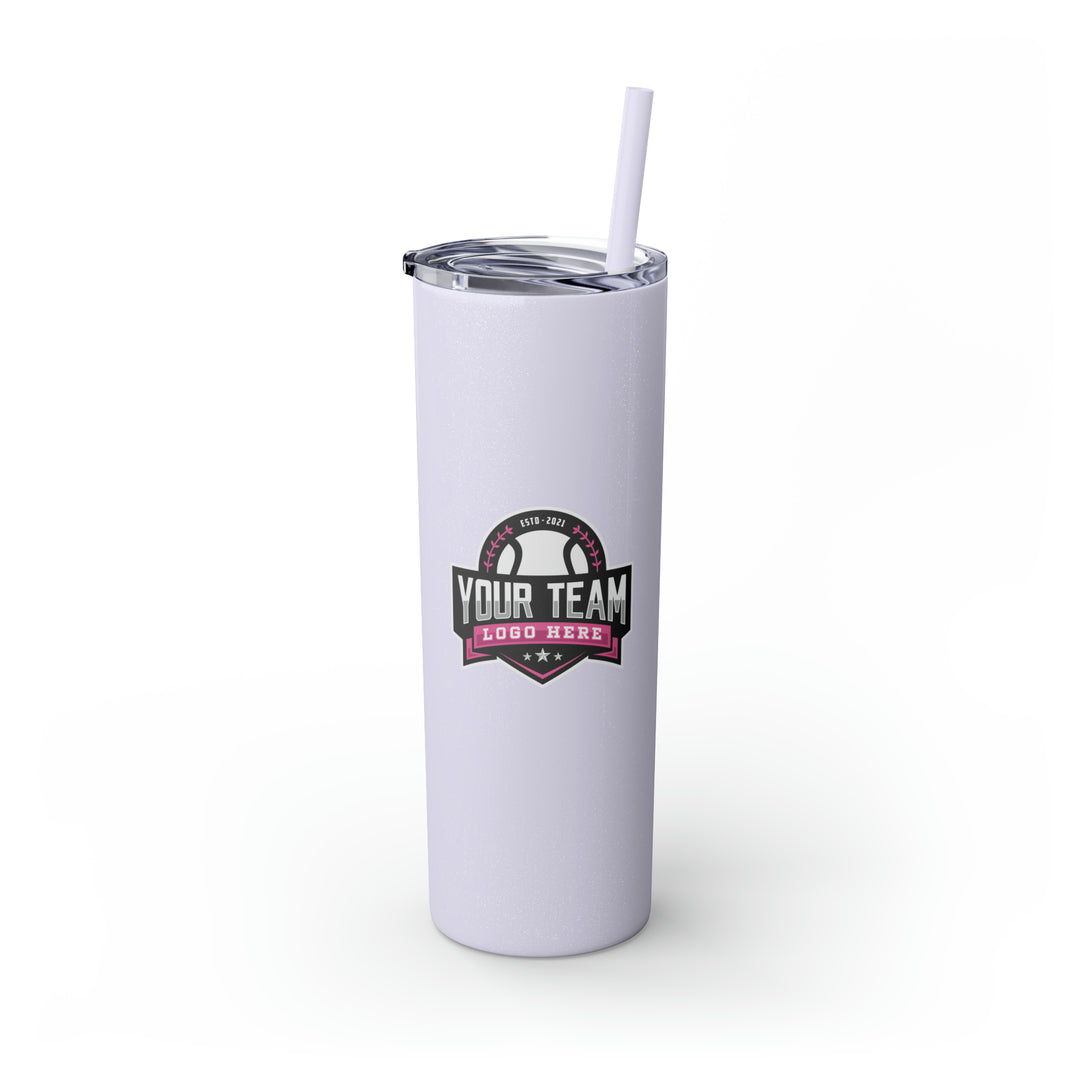 Skinny Tumbler with Straw 20oz
