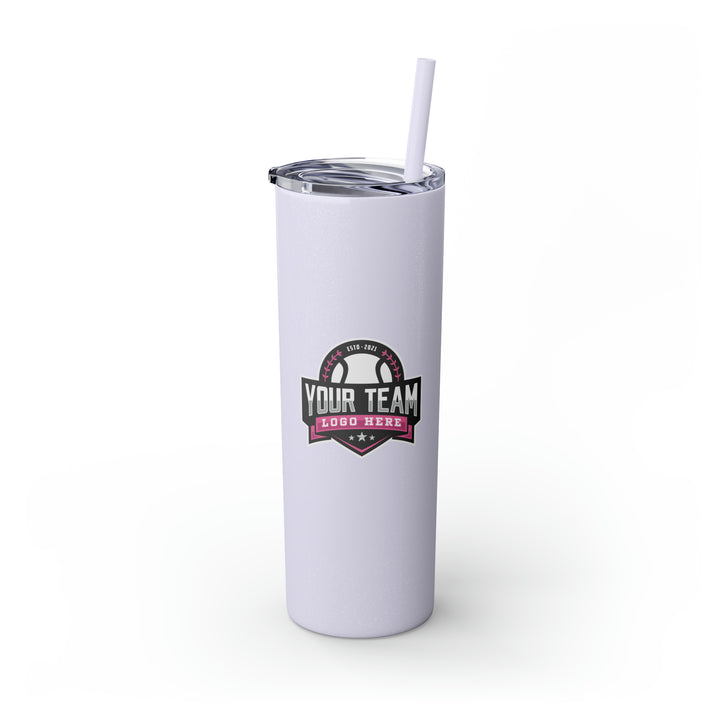 Skinny Tumbler with Straw 20oz