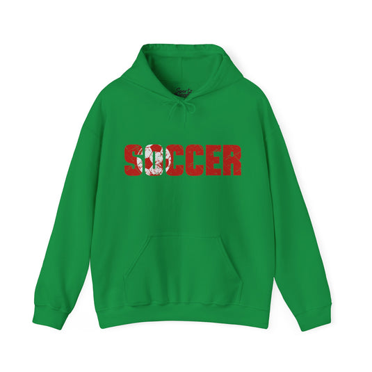 Soccer Adult Unisex Basic Hooded Sweatshirt