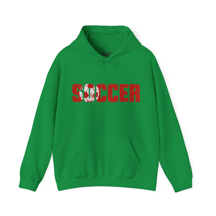 Soccer Adult Unisex Hooded Sweatshirt