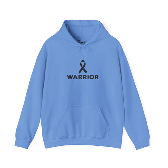 Cancer Ribbon Warrior Adult Unisex Basic Hooded Sweatshirt