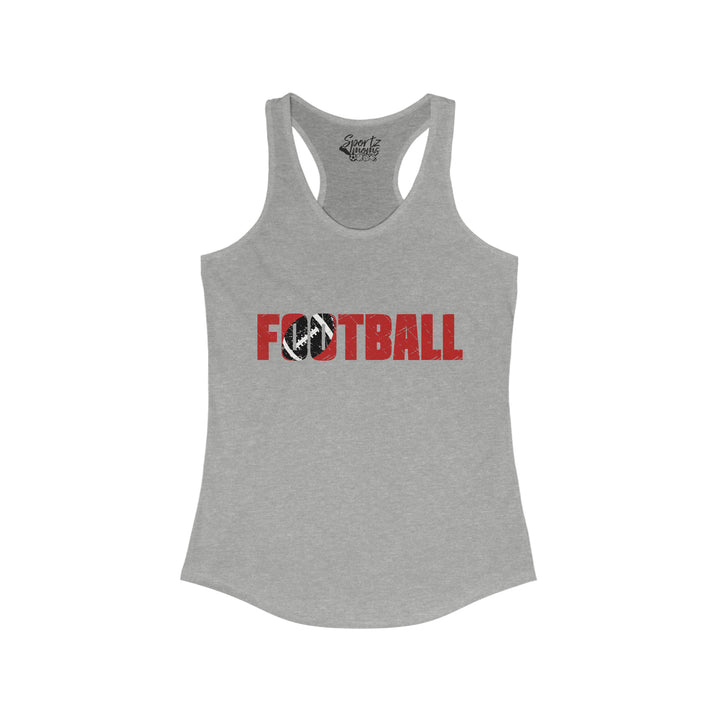 Football Adult Women's Racerback Tank